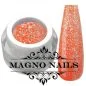 Preview: Neon Coral Orange Glittergel Glitzergel Nägel